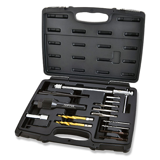 16PCS Glow Plug Removal and Thread Repair Set
