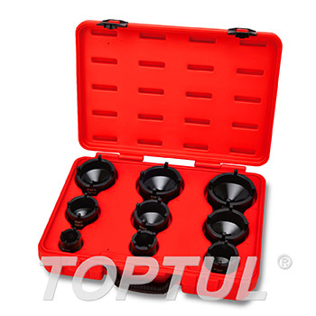 9PCS KM Lock Nut Socket Set (External Teeth)