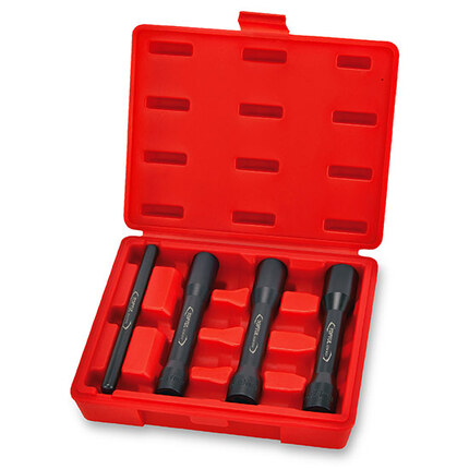 4PCS 1/2&quot; DR. Long Twist Socket Set
