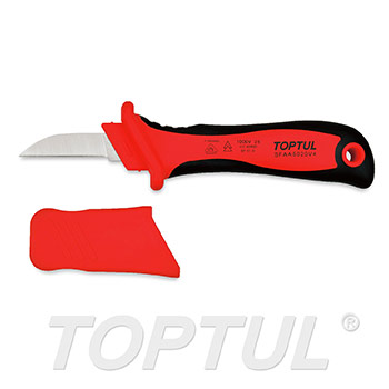 VDE Insulated Cable Knife with Straight Blade
