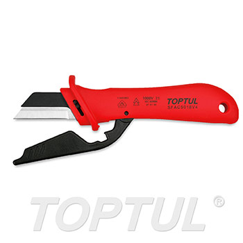 VDE Insulated Cable Knife with Replaceable Blade