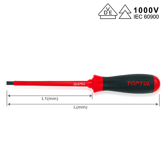VDE Insulated Slotted Screwdrivers