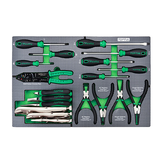 19PCS Pliers Assortment & Screwdriver Set