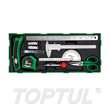 11PCS - Measuring, Marking & Cutting Tool Set