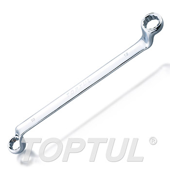 Double Ring Wrench 75° Offset - METRIC (Mirror Polished)