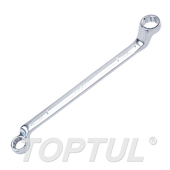 Double Ring Wrench 75° Offset - SAE (Satin Chrome Finished)