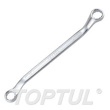 Double Ring Wrench 45° Offset - SAE (Satin Chrome Finished)
