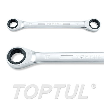Pro-Series Ratchet Double Ring Wrench