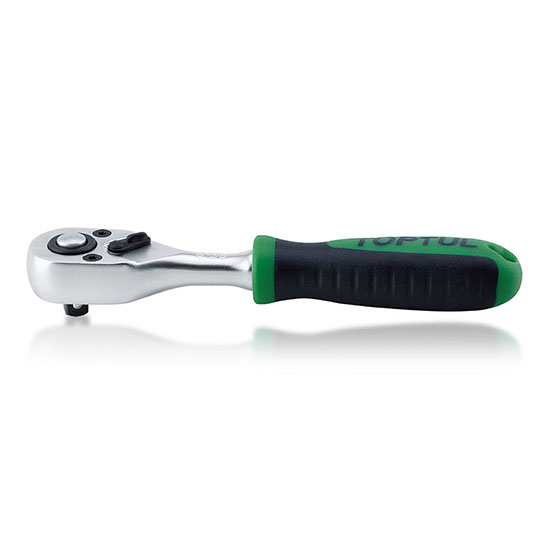 1/4" DR. Reversible Ratchet Handle with Quick Release TOPTUL The Mark