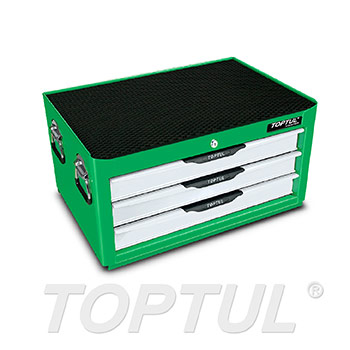 3-Drawer Middle Tool Chest - PRO-LINE SERIES - GREEN