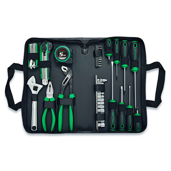 43PCS Tool Bag Set (GPN043A) TOPTUL The Mark of Professional Tools