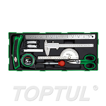 11PCS - Measuring, Marking & Cutting Tool Set